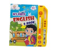 Folpus Libro de Sonidos con Las primeras en inglés, Regalo Educativo, portátil e Interactivo. Juguete con Sonidos en inglés para niños
