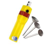 Folpus Lijadora de Puntas de Taco de Billar eléctrica, pulidora eléctrica, Amarilla, 16 x 4,5 x 4 cm, portátil y automática, 3pcs S M L