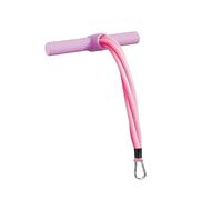 Folpus Máquina de Ejercicios de Ayuda para Abdominales, Accesorios para Entrenamiento básico, Barra de Abdominales, de Asistencia, Cuerda elástica, Rosa