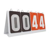 Folpus Marcador Deportivo Marcador de Mesa Marcador Portátil Tablero Manual con Números Visibles Resistente Al Agua Adecuado para Deportivas de, Rojo Gris