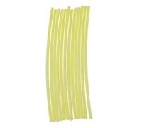 Folpus Materiales para Atar Moscas de Pesca con Mosca - 12 Cuerpos Cilíndricos de Espuma EVA de 16 Cm para, Amarillo