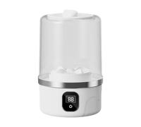 Folpus Mini Lavadora Portátil para Ropa Interior, Recargable, Compacta de 1L, para Viajes, Hoteles, Dormitorios, Casas y Camping, Mini Lavadora para Sujetador, Calcetines, Blanco