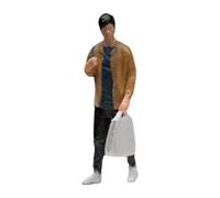 Folpus Modelo a Escala 1:64, Pieza Central Decorativa, Figura Humana para estantería de Granja, Hombre con Bolsa