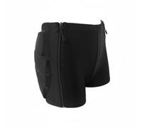 Folpus Pantalones Protectores Acolchados para Niños con Espuma Alta nsidad para Impacto con Cremalleras Laterales Acuados para Patinar y Juegos Activos , Negro , XS Cintura 46 para Altura 90-120cm
