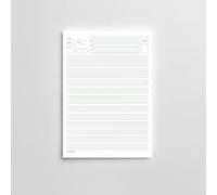 Folpus Papel de Ejercicios para Estudiantes Cuaderno Libreta Folios A4 Variados para Necesidades Académicas Escritura Agradable y Limpia Adecuado para Clase Uso Diario en Estudio