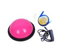 Folpus Pelota de Equilibrio Semiesfera de Balón de Ejercicio Media Pelota de Entrenamiento de Balance con Superficie Antideslizante Adecuado, Rosa