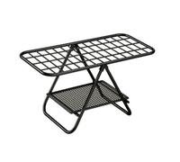 Folpus Plegable Ahorra Espacio | Sin Instalación, Compacto, Soporte para Secar Ropa, Apartamentos Pequeños, Balcón, Negro
