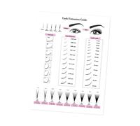 Folpus Póster de estilo de pestañas, guía de extensión de pestañas, 30x40cm, salones de belleza, injerto de pestañas, lienzo impreso, decoración de pared de, Cartel C