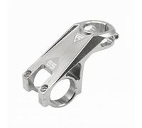 Folpus Potencia de Manillar de Bicicleta Potencia Soporte Abrazadera Compatibilidad de 35 Mm con Construcción Aerodinámica en Aluminio 6061- Corte Aligerado, Titanio, 35mm
