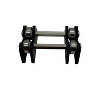 Folpus Probador de Raquetas de Bádminton Comprobador de Balance Verificador de Estabilidad Alineador de Eje Herramienta Profesional en Plástico y Acero, Tester Mejorado 50MM