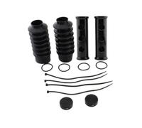 Folpus Protector de Horquilla para Motocicleta con Funda Delantera de Aluminio y Goma con Kit de Cubrepolvos con Amarres y Extremos para Horquilla de 39 Mm, Style to 2