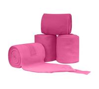 Folpus Protectores de Patas para Caballo Vendas Envolturas Soportes Bandajes con Suave y Cierre de Adecuados para Entrenamiento Paseos Exhibiciones , Rosa Fuerte