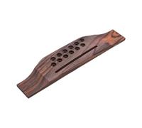 Folpus Puente de guitarra acústica de 12 cuerdas, de madera, profesional, portátil, fácil de instalar y reemplazar.