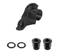 Folpus Puntera Trasera de Bicicleta con Pernos, Fijación Al Cuadro Trasero, Accesorios de Ciclismo, Gancho para Bicicleta de Carretera, Negro