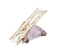 Folpus Rampa de obstáculos simulada para Coche RC con Escena de Escalada y Puente para Coche RC a Escala 1/18 y 1/24, El Balancín