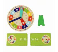 Folpus Reloj Educativo Colorido Reloj Enseñanza con Soporte Ver Activo para Aprendices Tempranos, Maestros
