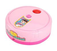 Folpus Robot Juguete Limpiador Aspiradora Simulación Juguete Infantil Barrido Herramienta Música Eléctrica Material PVC Adecuado para Niños de 3 a 6 años Jue, Rosa