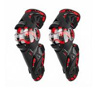 Folpus Rodilleras de Motocicleta Rodillera Protector Espinillera con Carcasa Externa Rígida y Buena Amortiguación Cobertura de Pierna Inferior Ampliada, Rojo