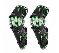 Folpus Rodilleras de Motocicleta Rodillera Protector Espinillera con Carcasa Externa Rígida y Buena Amortiguación Cobertura de Pierna Inferior Ampliada, Verde