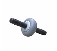 Folpus Rueda Abdominal Rodillo de Core Entrenamiento del Abdomen Aparato Deportivo con Empuñaduras Cómodas Estructura Sencilla, Rueda Individual Pequeña De 12.5cm, Gris A