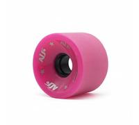Folpus Rueda de Skateboard Diseñada con Ancho Textura Mate Durometro 80A y Material PU de Apta para Danzar en Longboard Paseos y Deslizamiento, Rojo Rosa