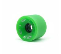 Folpus Rueda de Skateboard Diseñada con Ancho Textura Mate Durometro 80A y Material PU de Apta para Danzar en Longboard Paseos y Deslizamiento, Verde