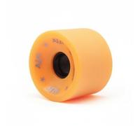 Folpus Rueda de Skateboard Diseñada con Ancho Textura Mate Durometro 80A y Material PU de Apta para Danzar en Longboard Paseos y Deslizamiento, Naranja