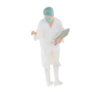 Folpus Set de 5 Figuras de Diorama de Conductor de Coche a Escala 1/ Poses Variadas para El Juego de Simulación de Siku Kids, Doctora, 2,8-3 cm