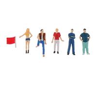 Folpus Set de 5 Figuras de Diorama de Conductor de Coche a Escala 1/ Poses Variadas para El Juego de Simulación de Siku Kids, Conjunto de muñecas