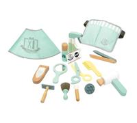 Folpus Set Juguete Estilismo con Acabado Ver Claro y Mara Incluye Accesorios Completos para Corte y Secado Simulado Acuado para Actividas Educativas y Juego Imaginativo Niños