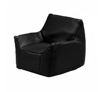 Folpus Sofá en Miniatura Sofá Muñecas Sillón Muñeca Muñecas Mini con Acabado PU y Relleno de Esponja Estilo Clásico Adecuado para Dioramas Fotografía de, Negro