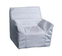 Folpus Sofá para casa de muñecas a Escala 1/6, Accesorios para casa de muñecas, Muebles de de muñecas de Mano de Obra Fina, Blanco