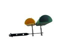 Folpus Soporte de abrazaderas de extensión para tambor, soporte de cencerro, Clip de expansión de campana de ganado, soporte de montaje de brazo de platillo, con Cencerro