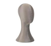 Folpus Soporte de exhibición de pelucas, modelo de cabeza de maniquí, soporte estable, soporte multifuncional para sombreros, soporte para pelucas, MarrÓn