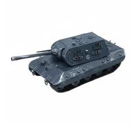 Folpus Tanque Escala 1 72 Modelo Militar Miniatura de Colección Réplica Histórica Vehículo para Exhibir Aleación de Fundición Adecuado para Vitrina Estudio, E100-Torreta Maus
