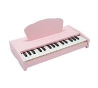 Folpus Teclado Musical Infantil Piano Juguete Teclado Piano Niños Piano Madera Piano Principiantes 32 Teclas Rango para Canciones Sencillas Refuerza , Rosa