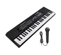 Folpus Teclado Piano para niños instrumento de juguete 61 teclas juguete Musical educativo teclado de Piano Electrónico Digital para aprendizaje en, negro