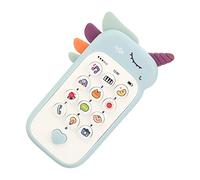 Folpus Teléfono Juguete para Bebé Teléfono Móvil Juguete Musical Smartphone Educativo Infantil Juguete Interactivo con Melodías y Luz Suave Materiales
