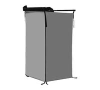 Folpus Tienda Lateral para Ducha de vehículo, baño portátil para Coche, Gris
