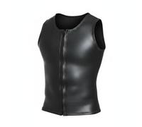 Folpus Traje de Buceo Hombre Neopreno Traje Corto sin Mangas con Ajuste Ceñido Que Reduce la Restricción y Mejora el Confort Adecuado para Surf Esnórquel Nado en Aguas Uso Prolongado, Negro, S
