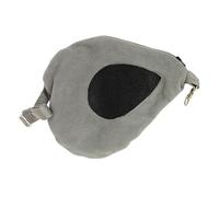 Folpus Transportín de Viaje para hámster, Soporte, Correa de Hombro Ajustable, Bolso portátil para Salir, Bolso de Hombro para Caminar, Uso al Aire Libre, Gris