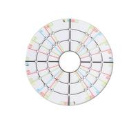 Folpus Trimmer de Cerámica Disco para Alfarería Herramienta de Escultura Modelado Arcilla Divisor Circular Acrílico para Evitar Colapsos en Piezas D, 8cm