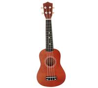 Folpus Ukelele de Madera de 21 Pulgadas, Guitarra, Instrumento Musical de Juguete para Niños Y Niñas Que Aprender Música, marrón
