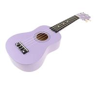 Folpus Ukelele de Madera de 21 Pulgadas, Guitarra, Instrumento Musical de Juguete para Niños Y Niñas Que Aprender Música, Púrpura