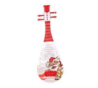 Folpus Ukulele Guitar Toy Simulation Ukulele Toy Educational Toys 4 Strings Instrumento musical para niños Toy musical para niños, Rojo