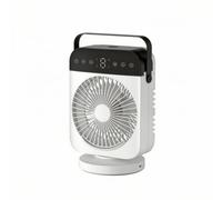 Folpus Ventilador de Escritorio Humidificador Portátil con Asa y Cuerpo Rectangular Tanque 1000 Ml y Caudal de Niebla 100 Ml/h Adecuado para Oficina en Casa Dormitorio Viajes