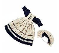 Folpus Vestido de Muñeca Bjd Ropa Elegante para Muñecas Accesorio Encantador Diseño de Princesa Cuidado en Cada Costura Adecuado para Regalos Niñas Juguete Colección , Vestido De Lunares