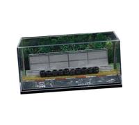 Folpus Vitrina para Coches a Escala 1/64, maqueta de Pista de Carreras, Protector de colección, Fondo para dioramas de exposición para Coches de