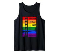 Folsom Street Fair Festival Puente Golden Gate de San Francisco Camiseta sin Mangas