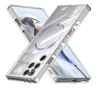 Foluu - Carcasa para ZTE Nubia Red Magic 11 Pro Case / 11 Pro + Espalda translúcida mate de policarbonato rígido y parachoques de TPU flexible a prueba de golpes para Red Magic 11 Pro 2025